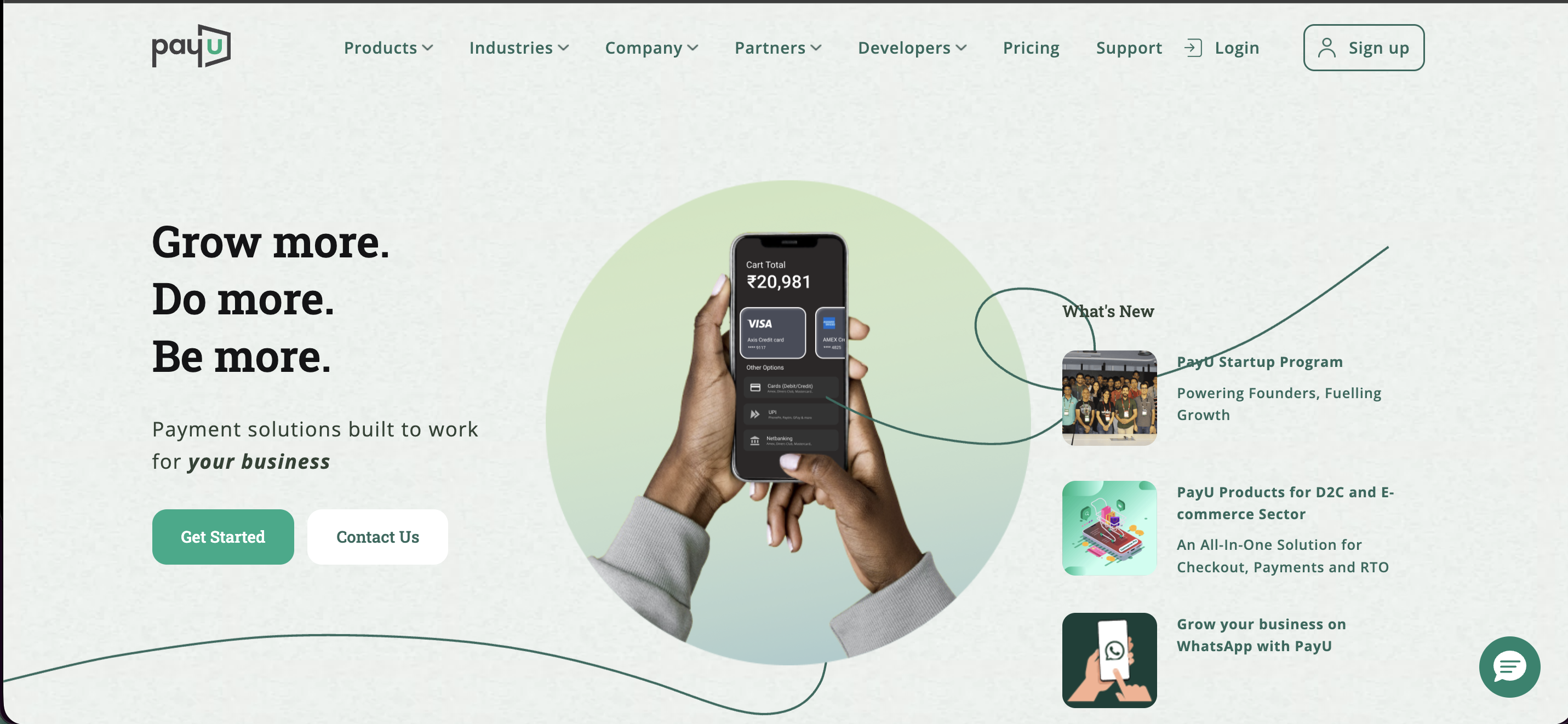 PayU India website